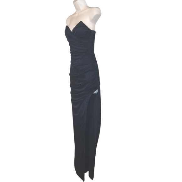 Babyboo Giovanna Black Strapless Maxi Dress Women's Size Small - Picture 1 of 10